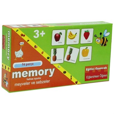 Memory Meyveler Sebzeler Hafıza Oyunu