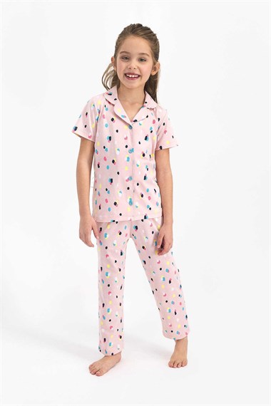Roly Poly 2442-G Kız Çocuk Pijama Takımı